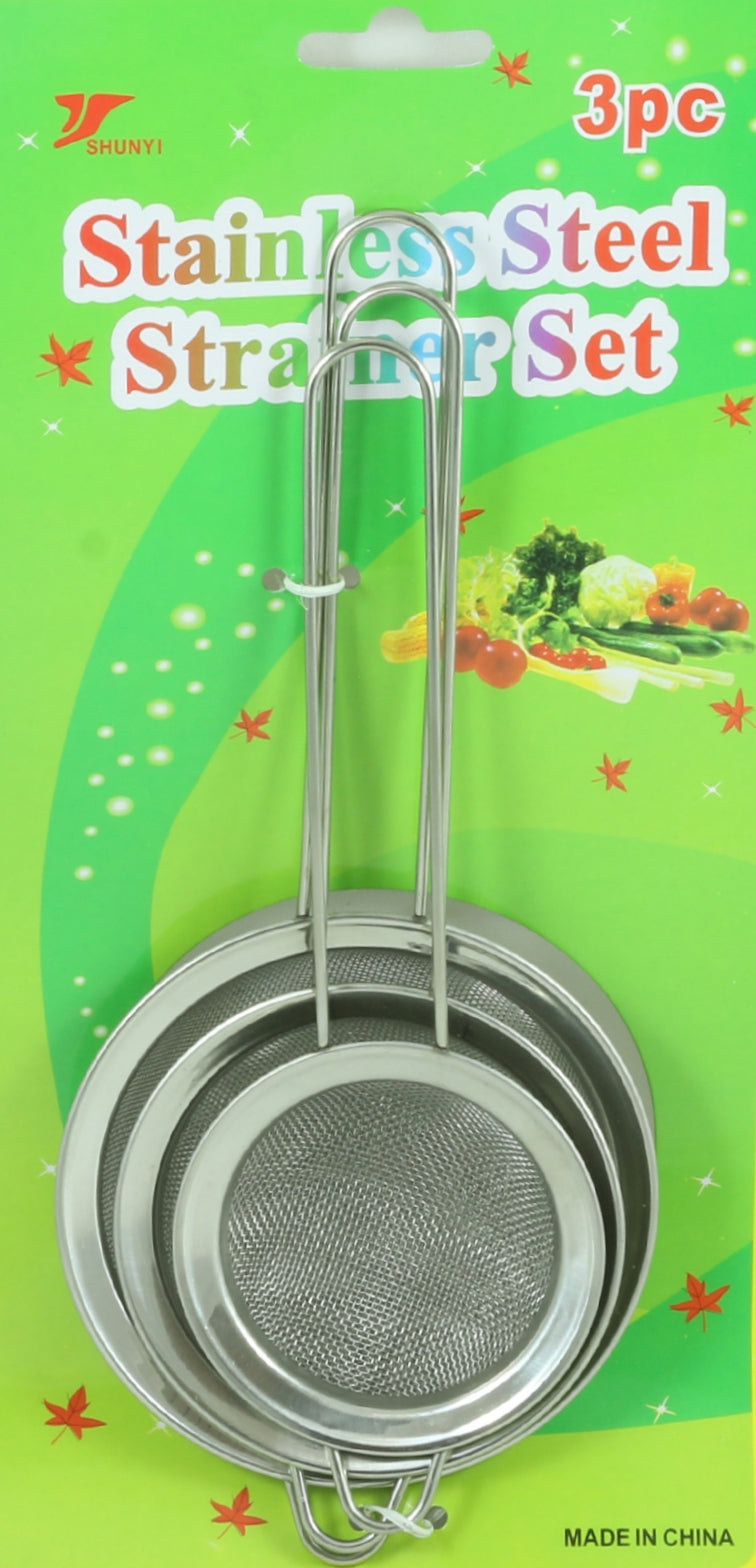 3PCS Wide Edge Frying Strainer