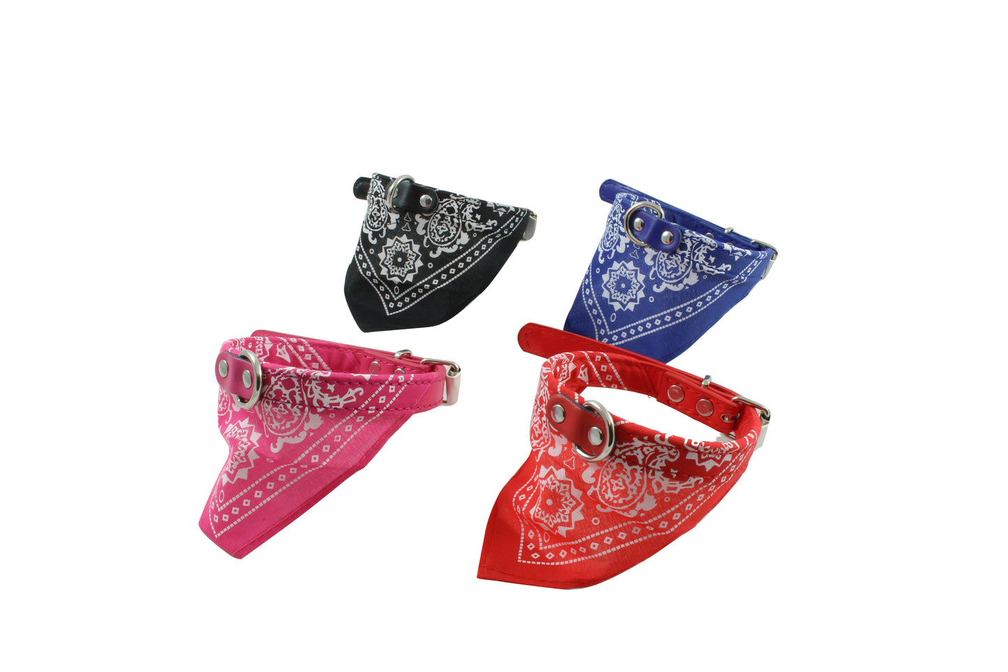 12PCS Bandana Dog Collar